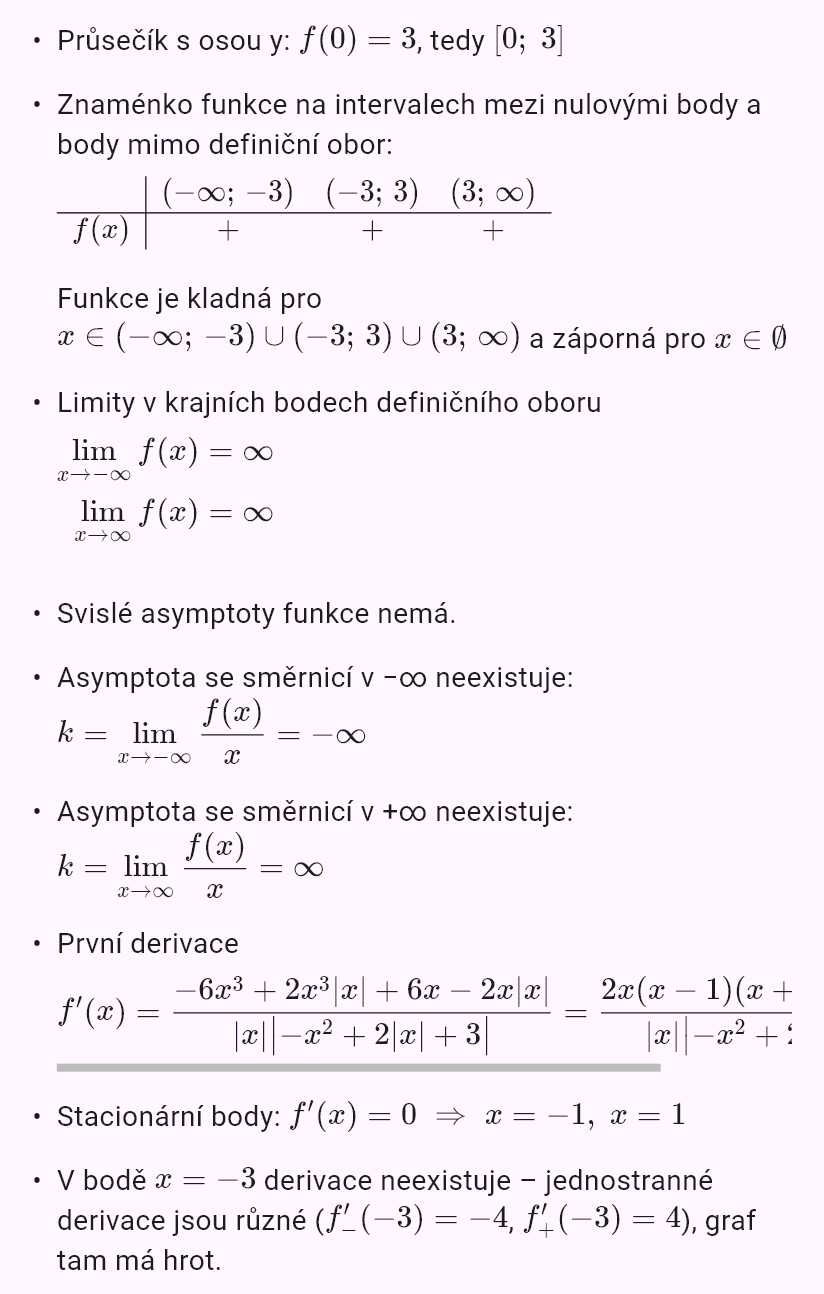|-x^2 + 2|x| + 3|