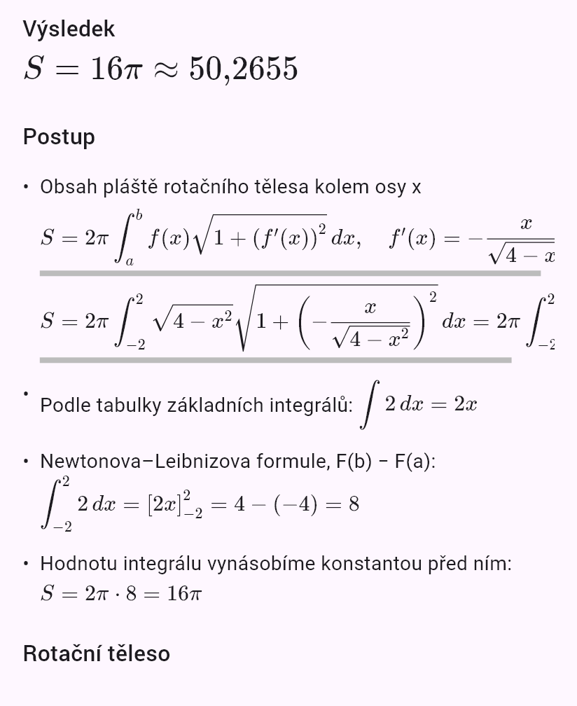 sqrt(4 - x^2)
