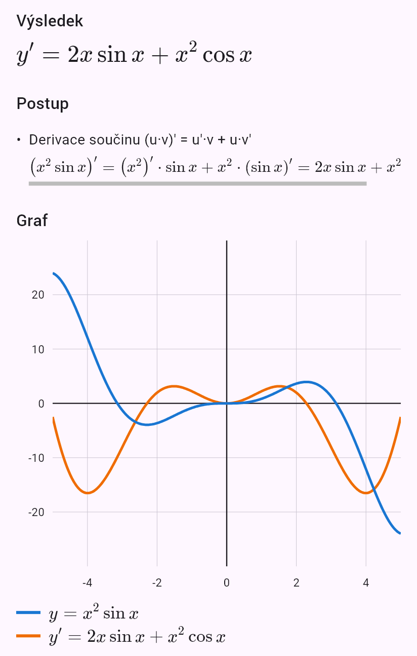 (x^2 sin x)'