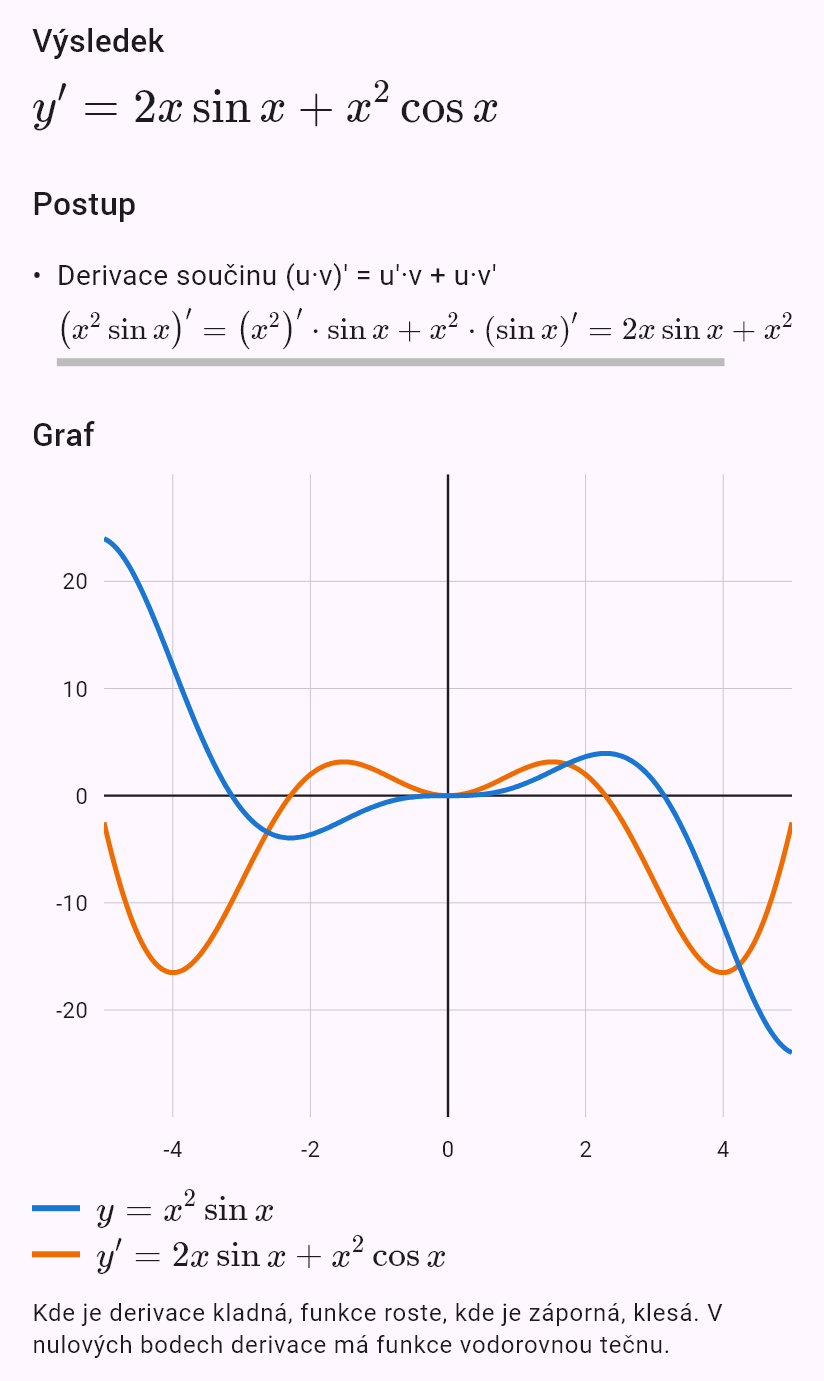 (x^2 sin x)'