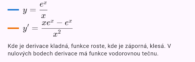 d/dx (e^x / x)
