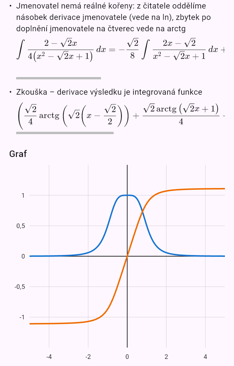 int(1/(x^4 + 1))