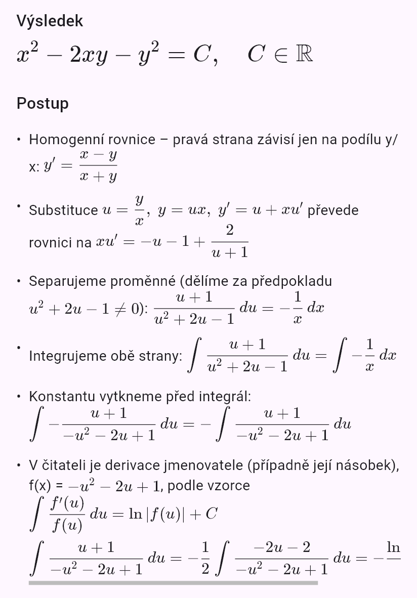 y' = (x - y)/(x + y)