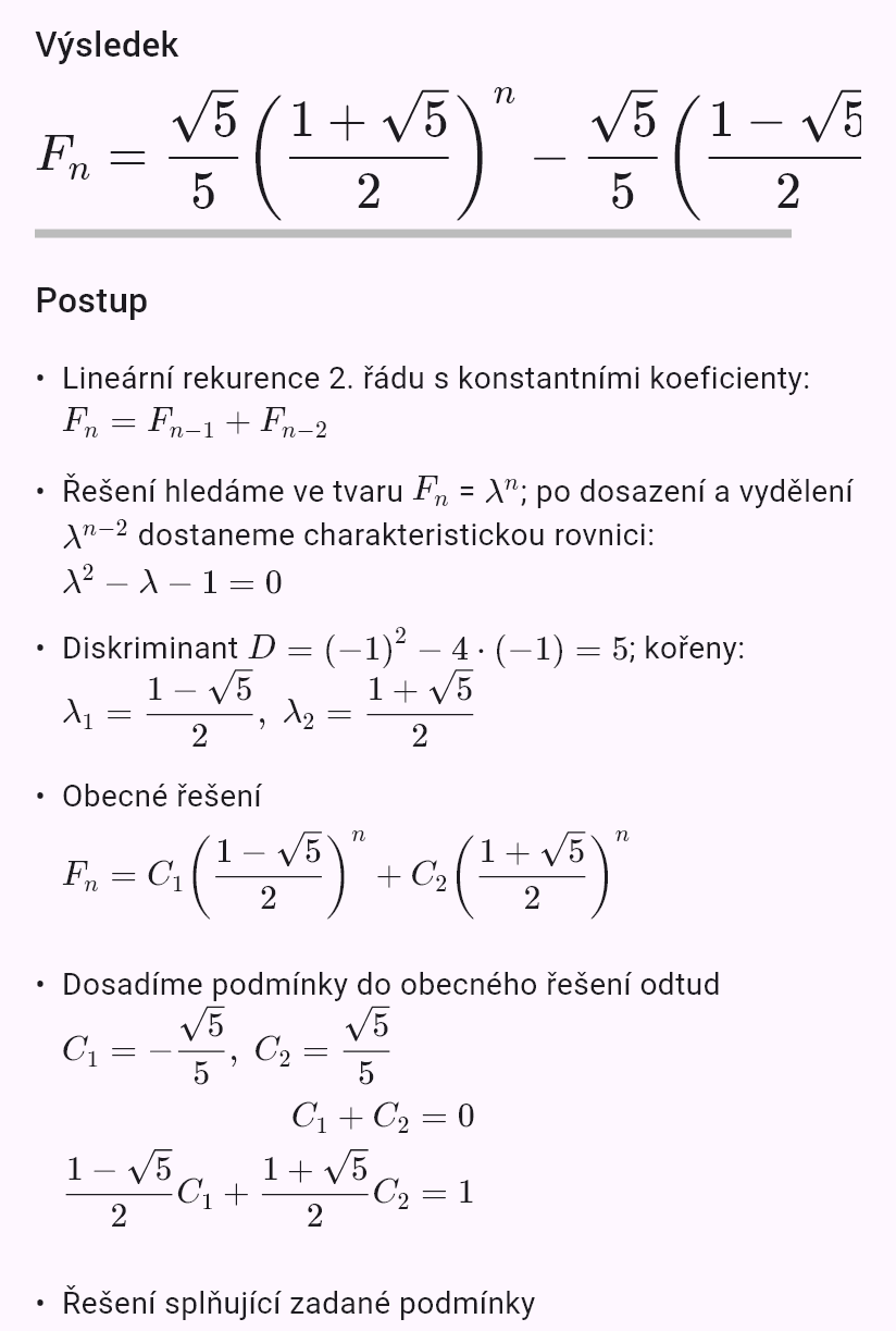 F_n = F_{n-1} + F_{n-2}, F_0 = 0, F_1 = 1