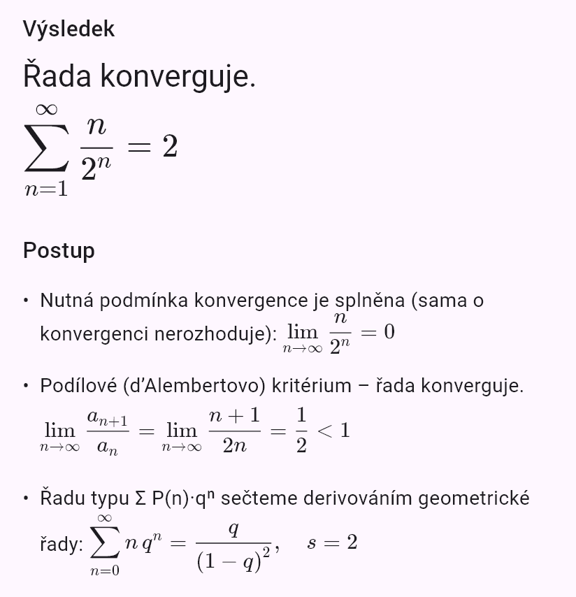 sum(n/2^n)