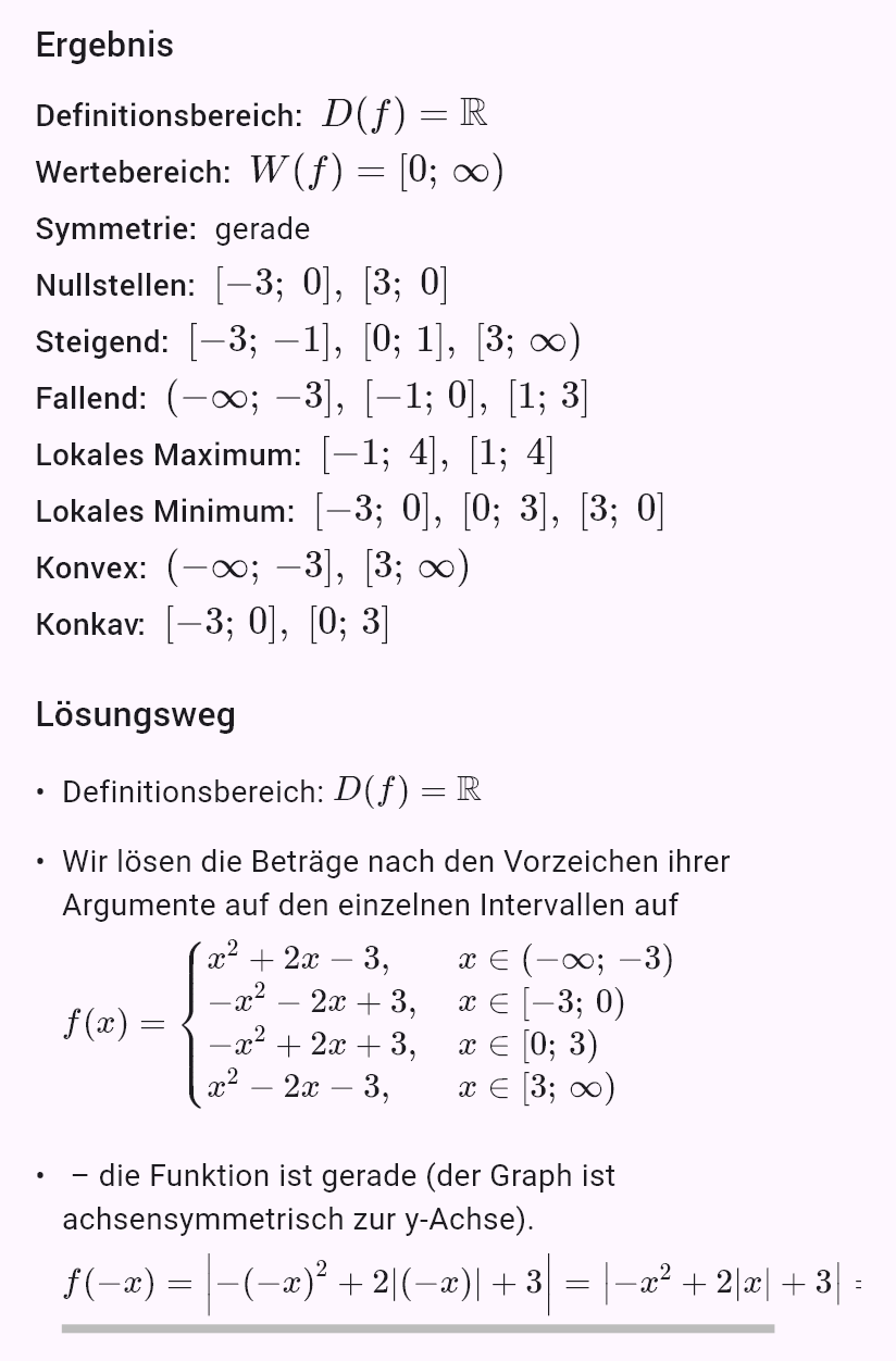 |-x^2 + 2|x| + 3|