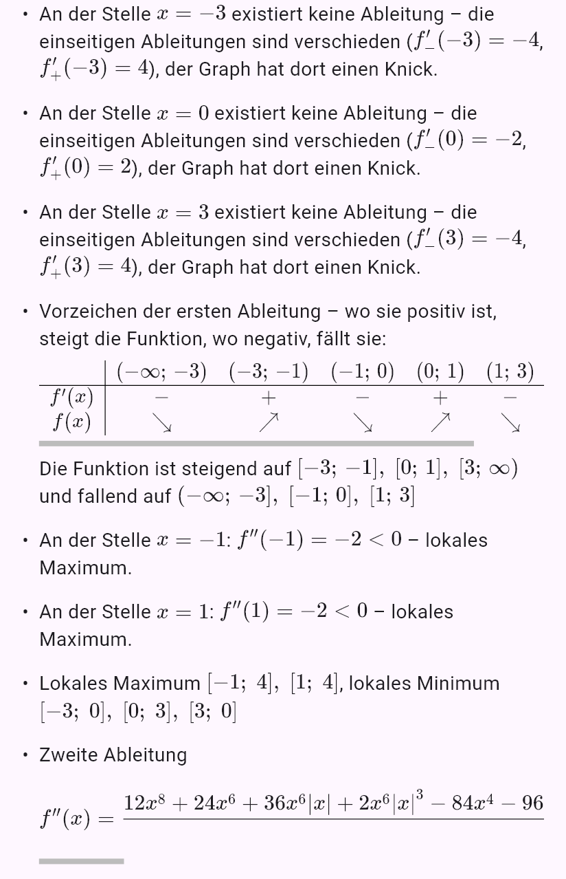 |-x^2 + 2|x| + 3|