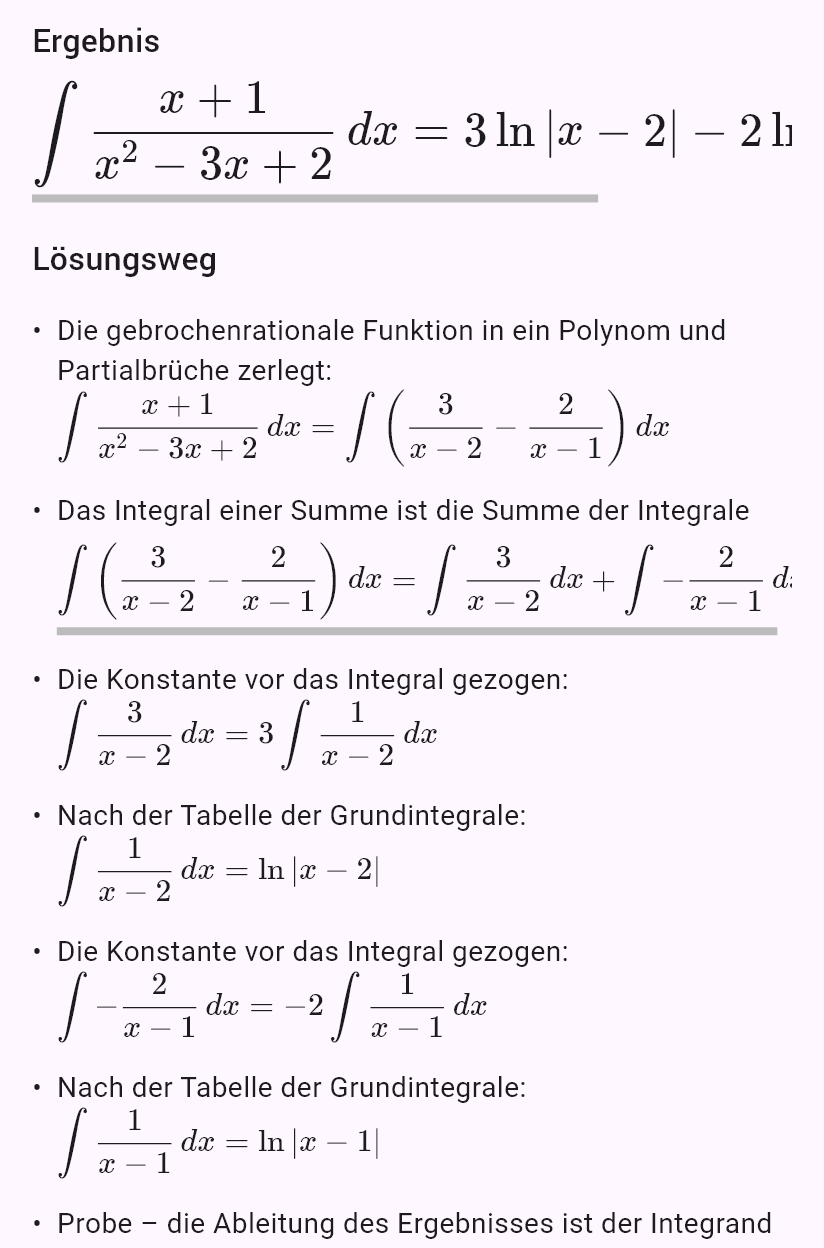 int((x + 1)/(x^2 - 3x + 2))