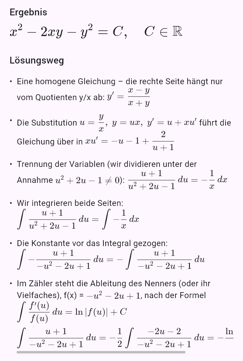 y' = (x - y)/(x + y)