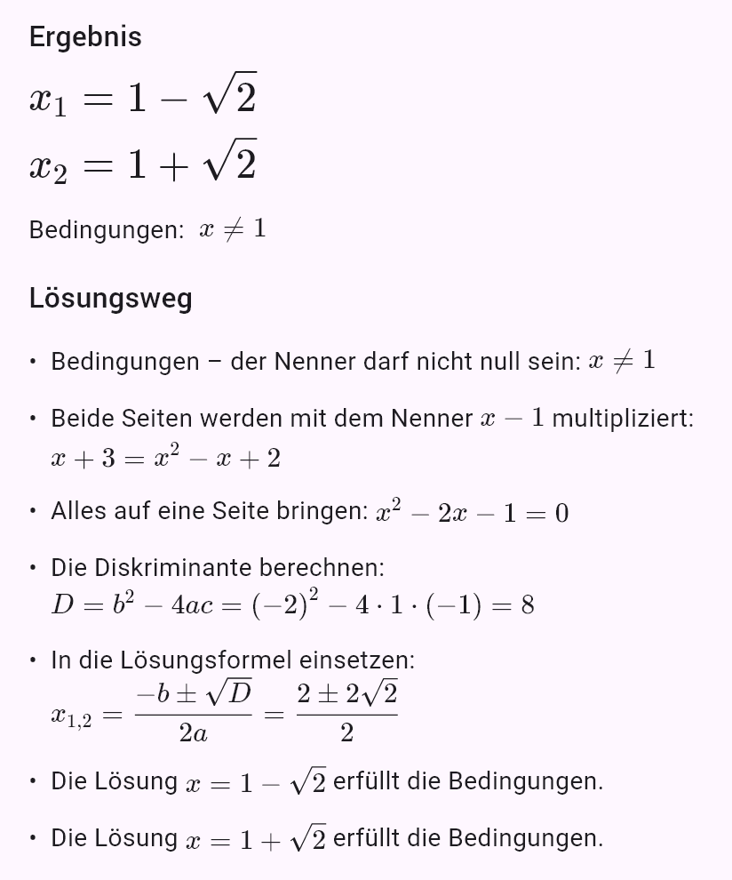 (x+3)/(x-1) = 2/(x-1) + x