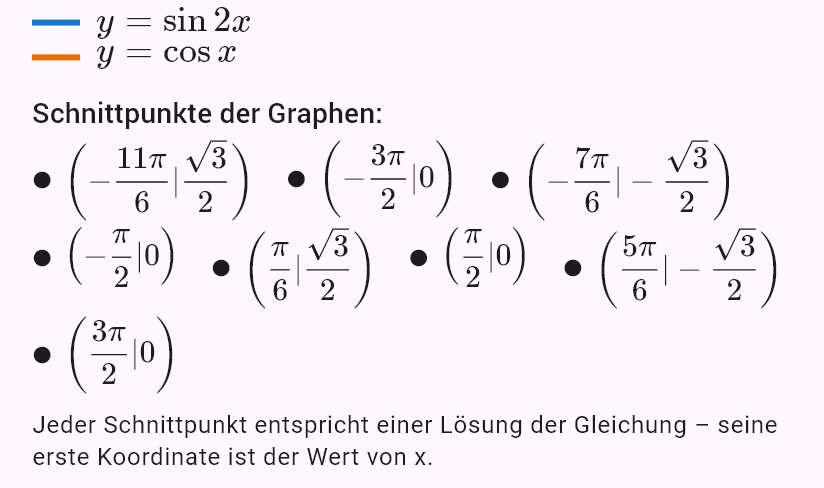 sin 2x = cos x