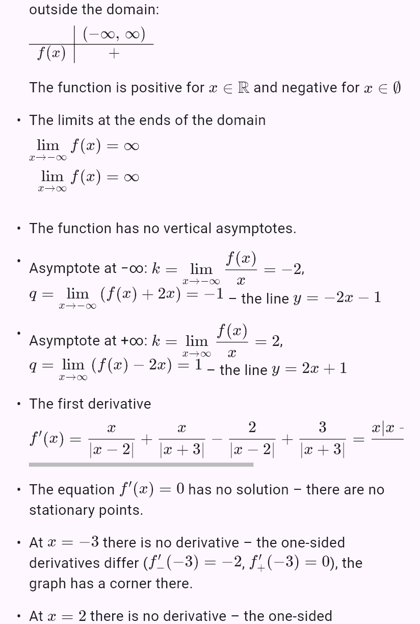 |x - 2| + |x + 3|