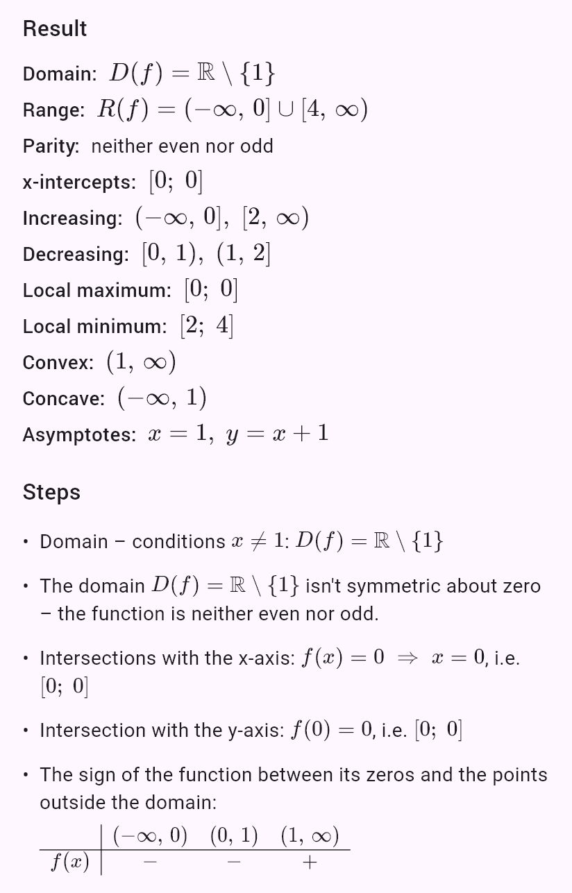 x^2/(x - 1)