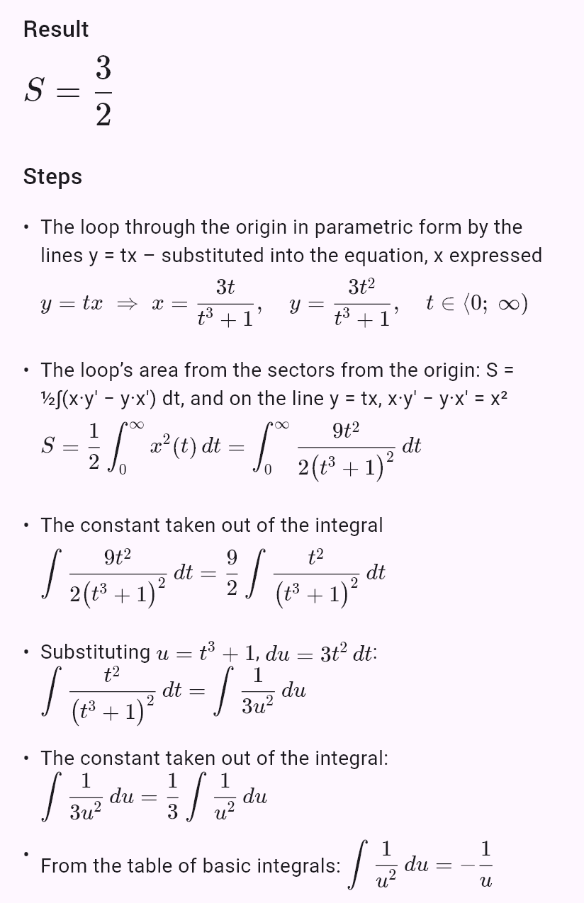 x^3 + y^3 = 3xy