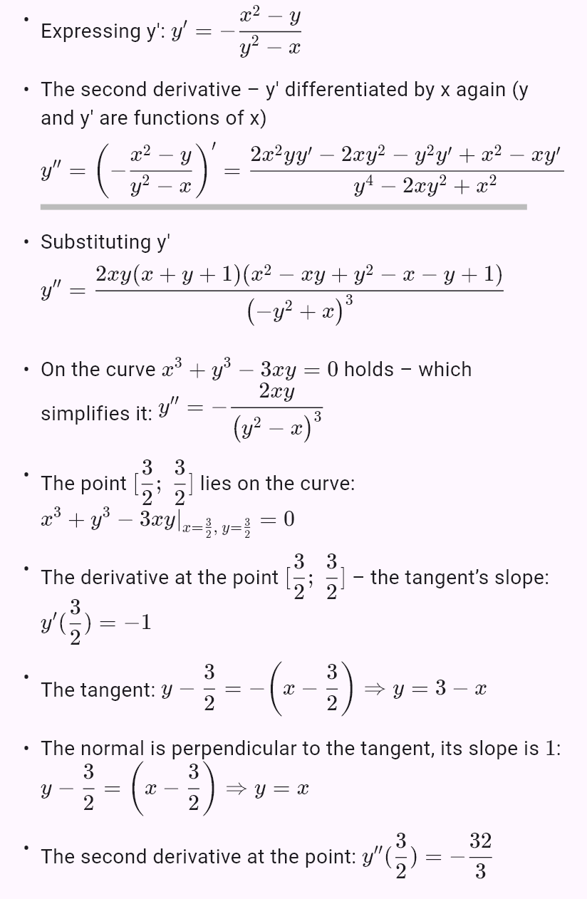 x^3 + y^3 = 3xy