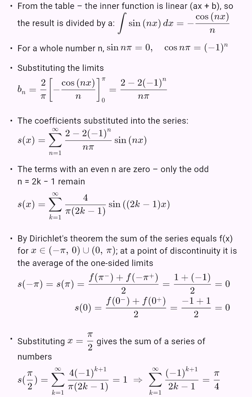 -1, -pi < x < 0
1, 0 < x < pi
