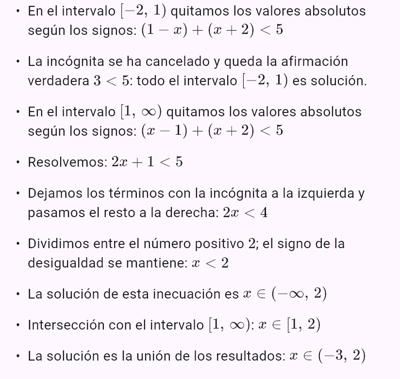 |x - 1| + |x + 2| < 5