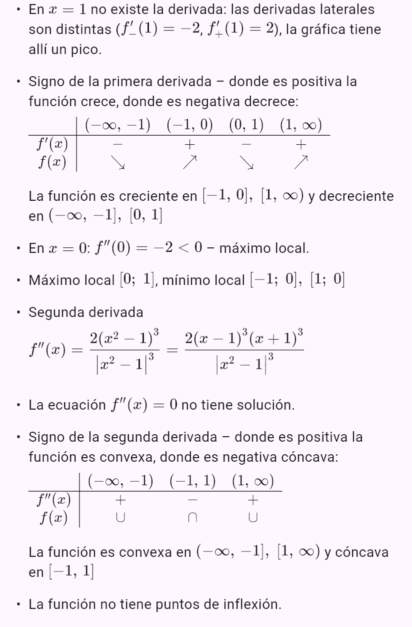 |x^2 - 1|