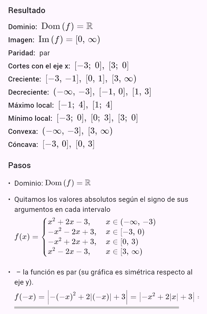 |-x^2 + 2|x| + 3|