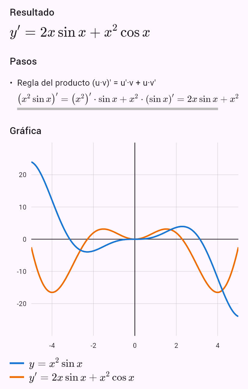 (x^2 sin x)'