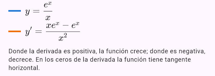 d/dx (e^x / x)