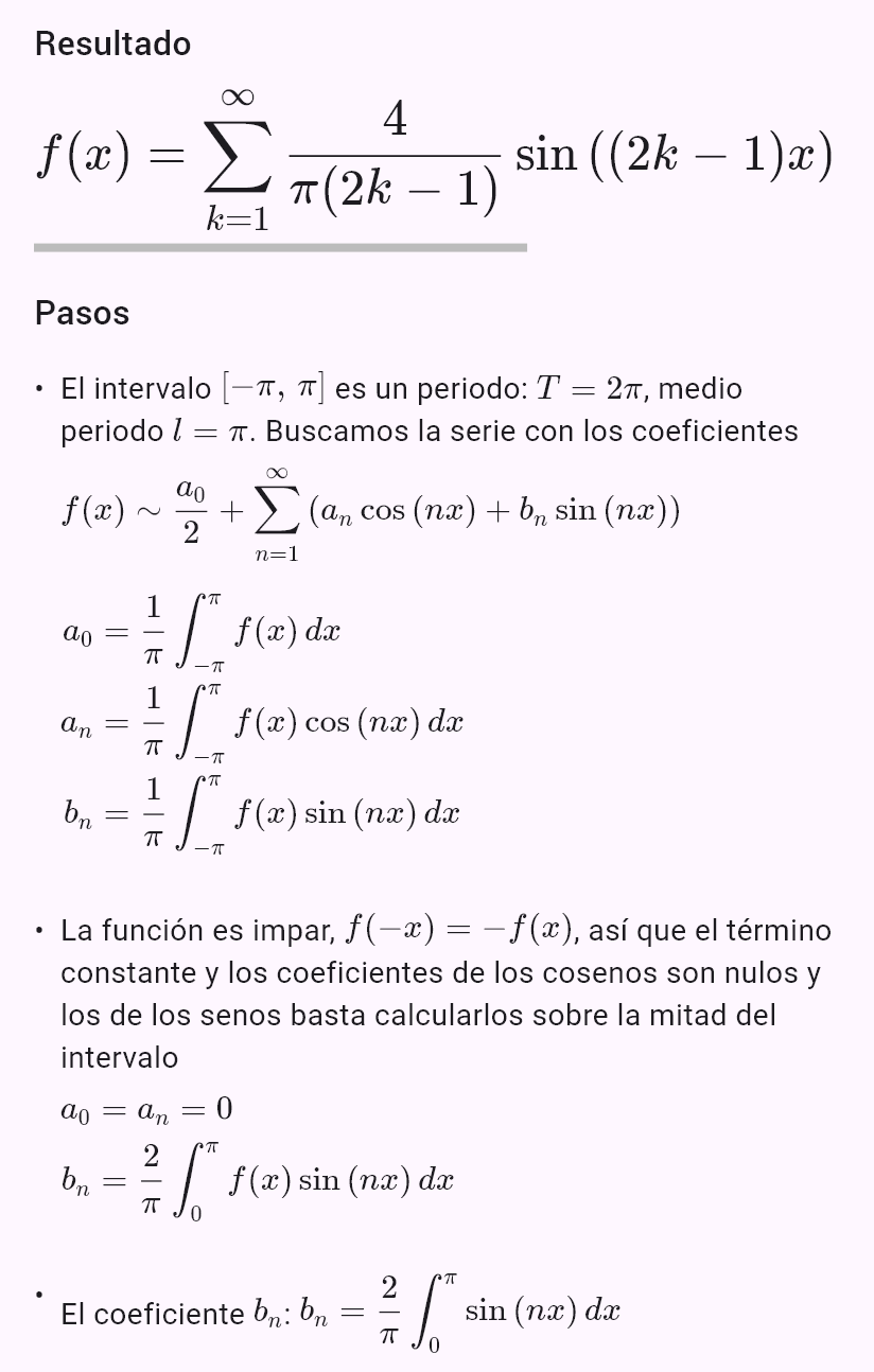 -1, -pi < x < 0
1, 0 < x < pi