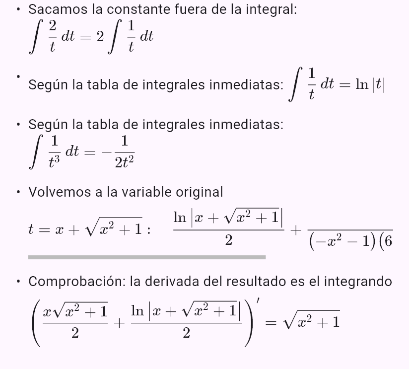 int(sqrt(x^2 + 1))