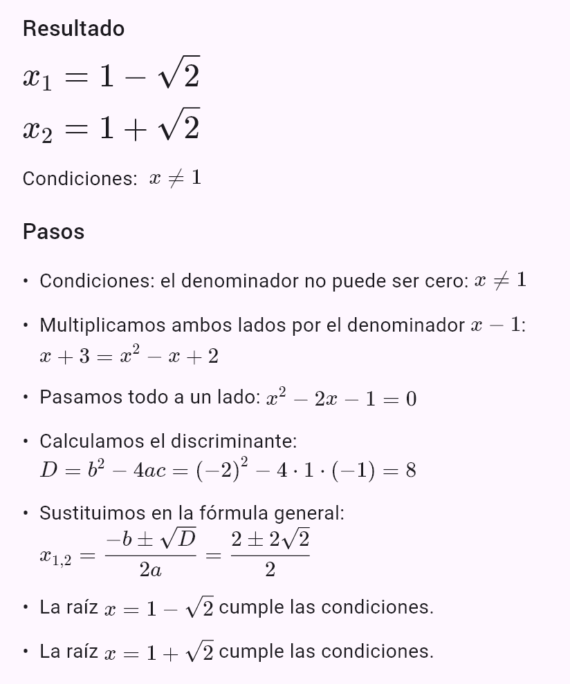 (x+3)/(x-1) = 2/(x-1) + x