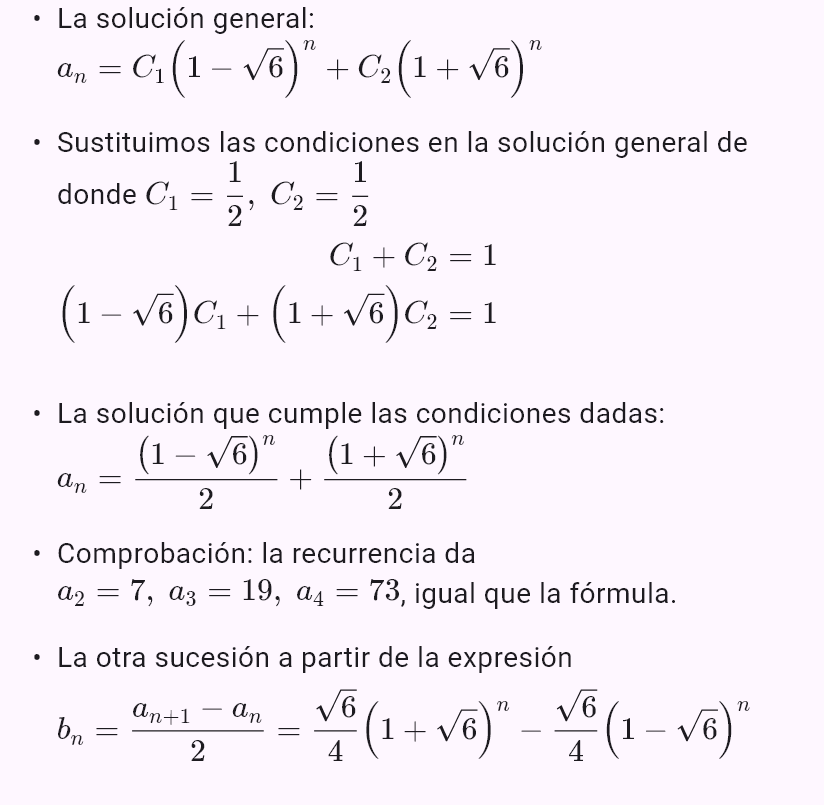 a_{n+1} = a_n + 2b_n
b_{n+1} = 3a_n + b_n
a_0 = 1, b_0 = 0
