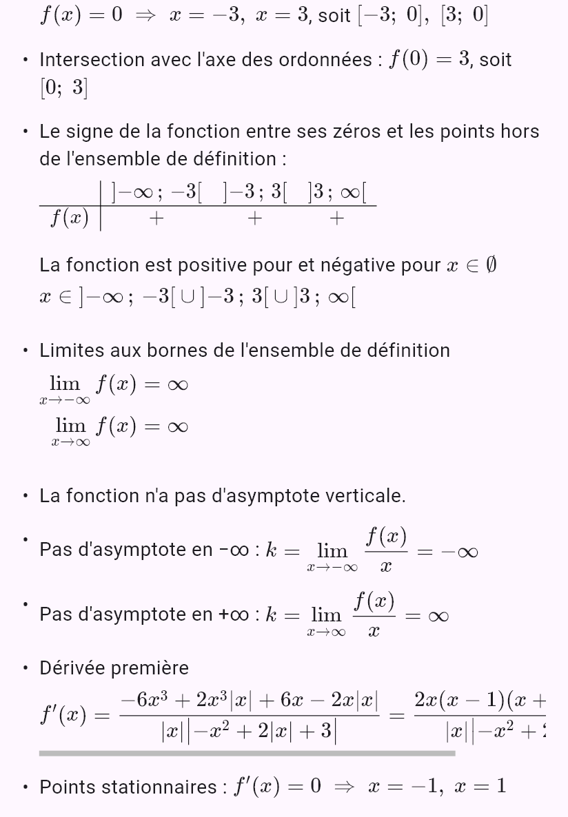 |-x^2 + 2|x| + 3|