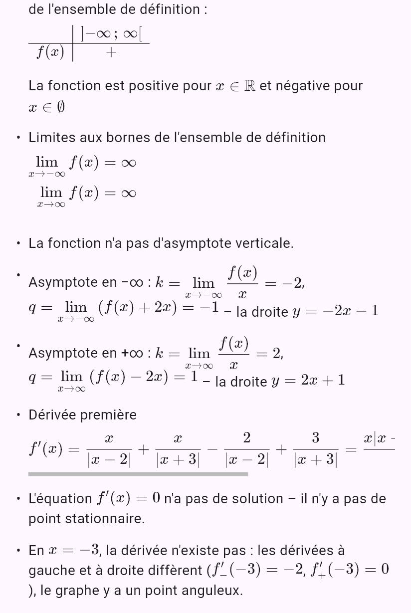 |x - 2| + |x + 3|