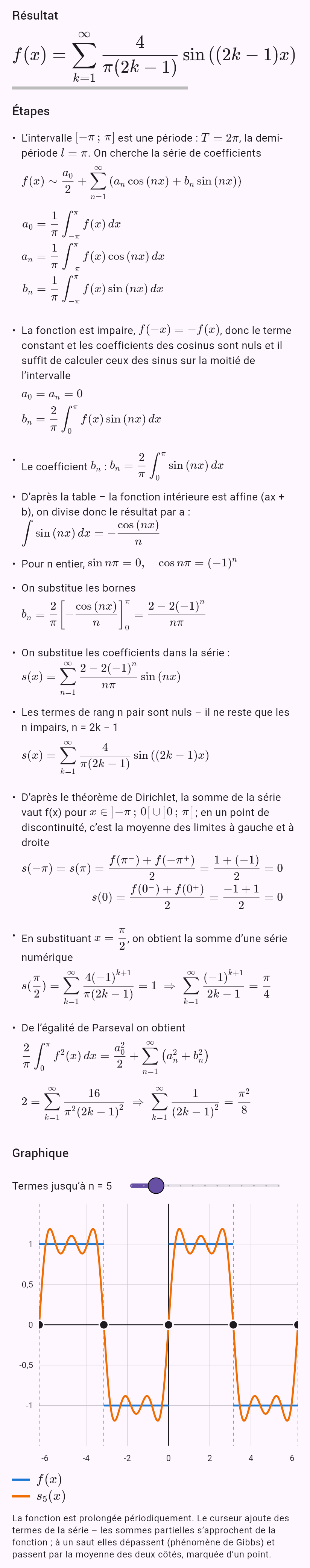 -1, -pi < x < 0
1, 0 < x < pi