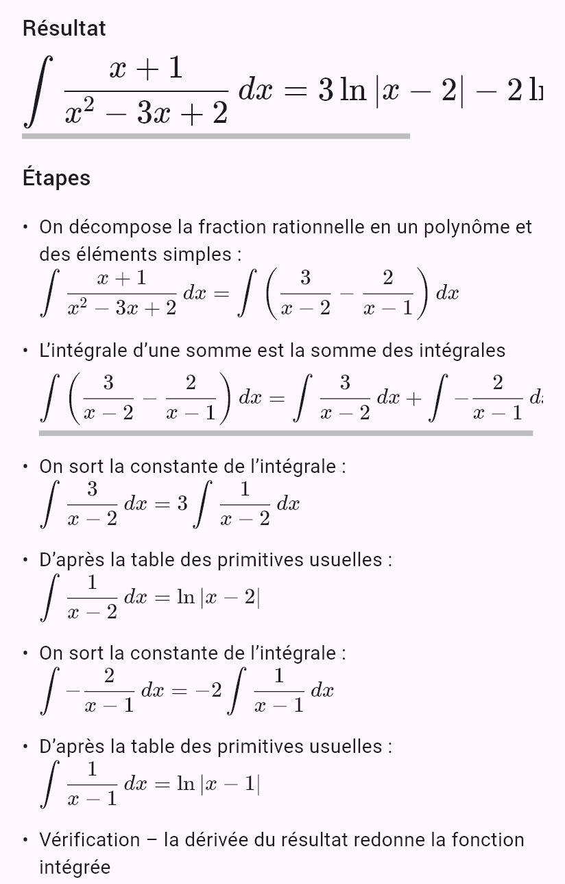 int((x + 1)/(x^2 - 3x + 2))
