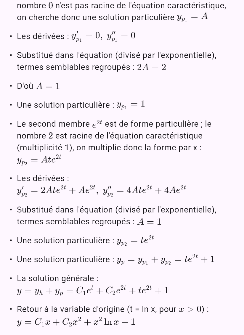 x^2y'' - 2xy' + 2y = x^2 + 2