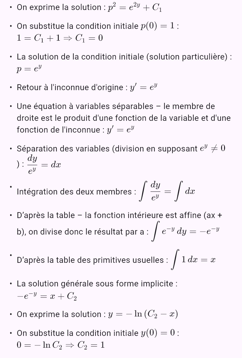y'' = e^(2y), y(0) = 0, y'(0) = 1