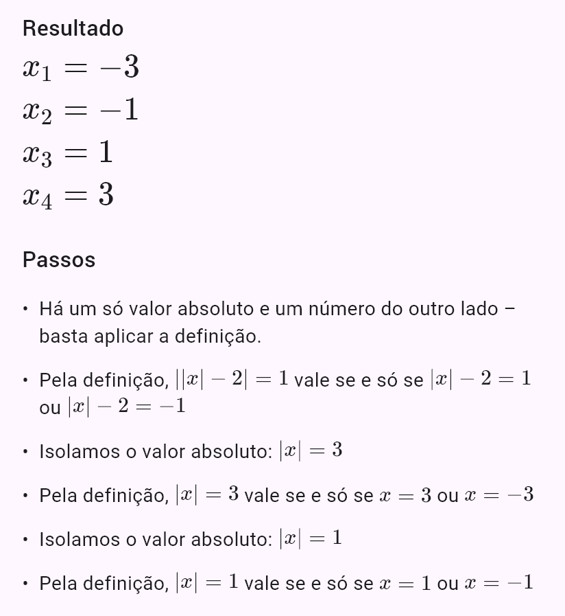 ||x| - 2| = 1