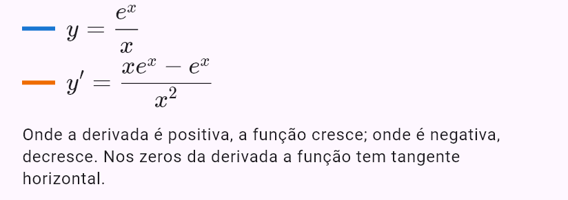 d/dx (e^x / x)