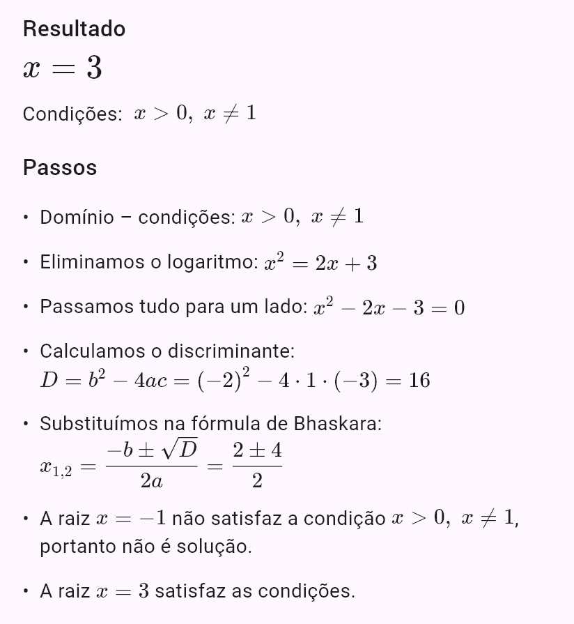 log_x (2x+3) = 2