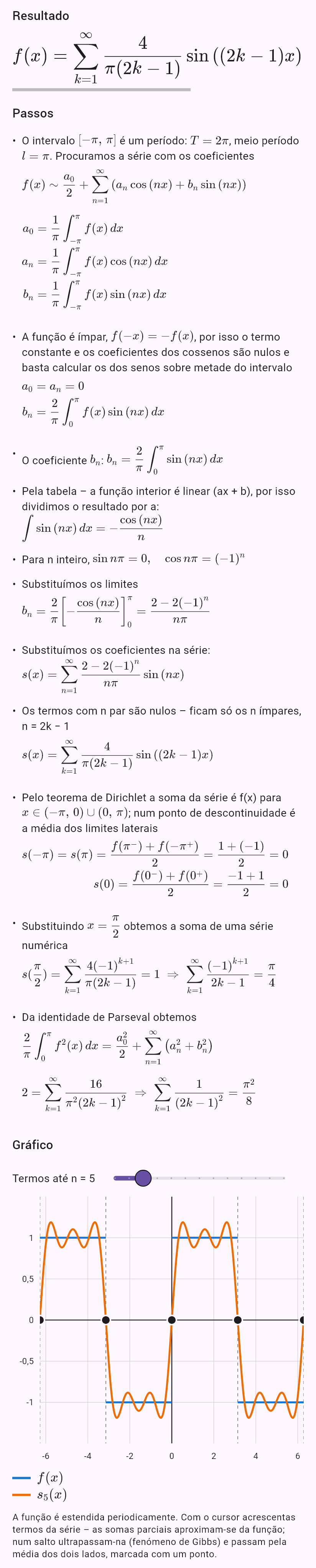-1, -pi < x < 0
1, 0 < x < pi
