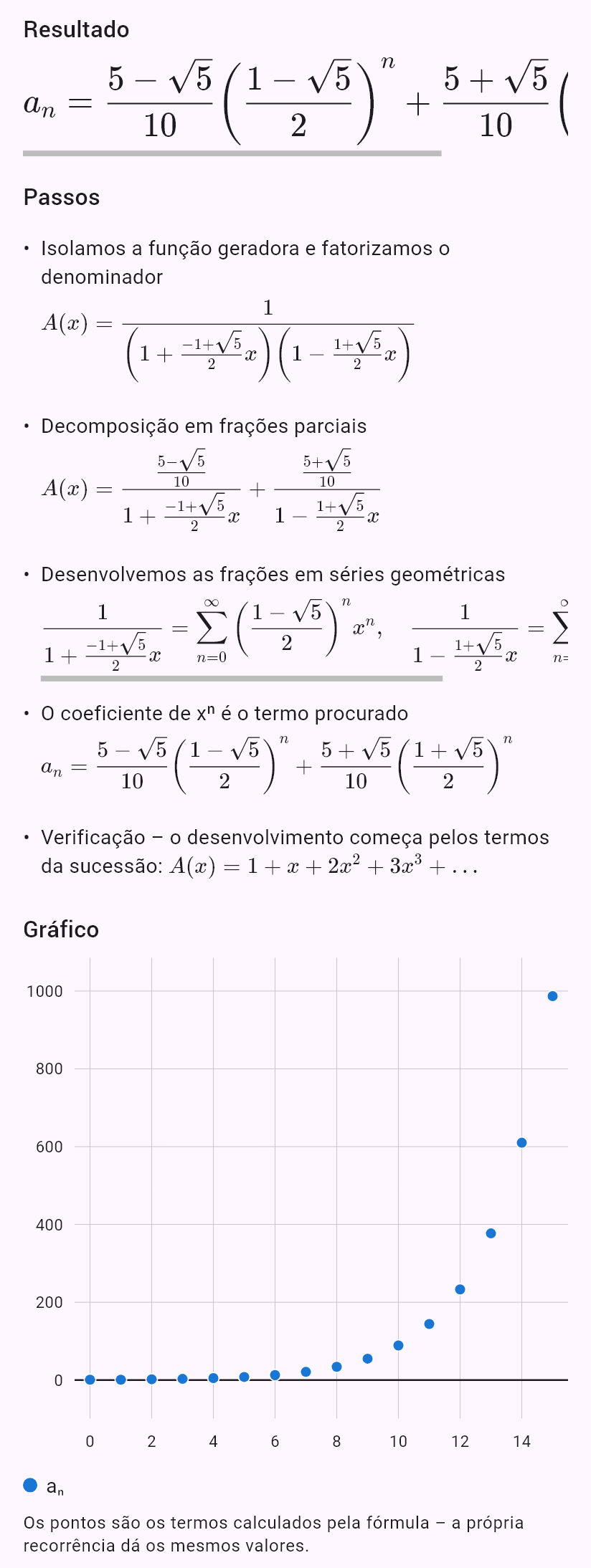 1/(1 - x - x^2)