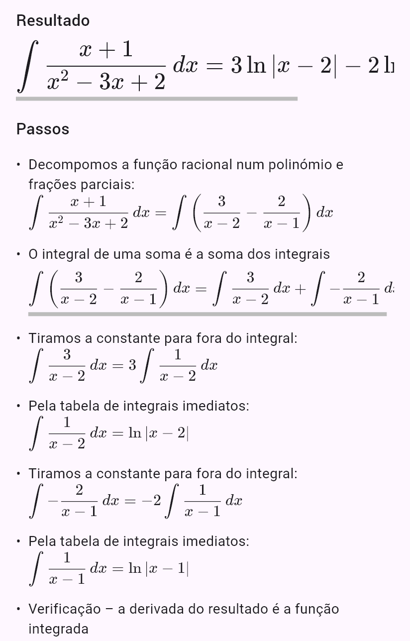 int((x + 1)/(x^2 - 3x + 2))