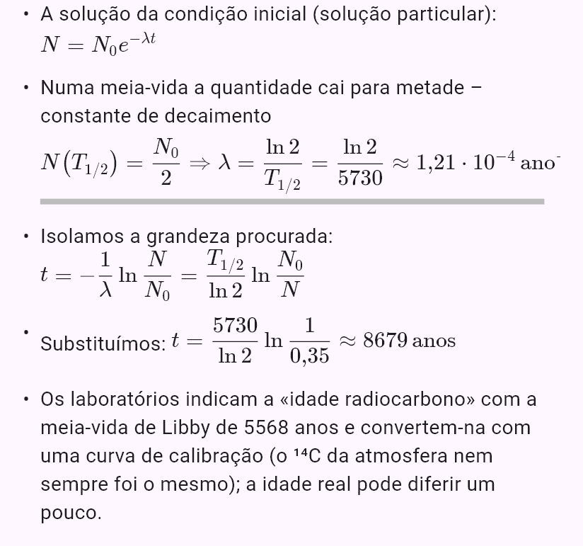 model(radiocarbon; find=t[yr]; T12=5730[yr]; p=35[pct]; input=ratio)