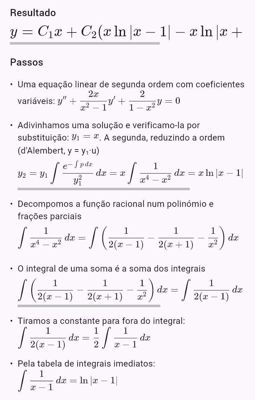 (1-x^2)y'' - 2xy' + 2y = 0