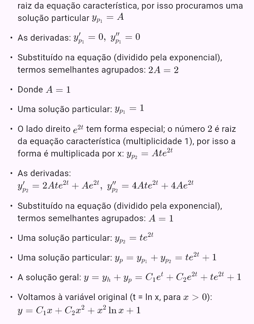 x^2y'' - 2xy' + 2y = x^2 + 2