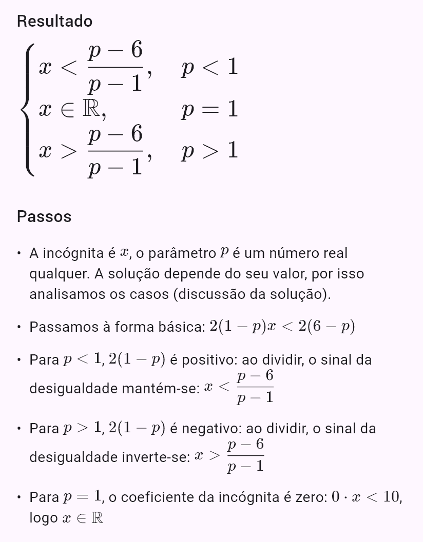 2x + 2p - 5 < 2px + 7