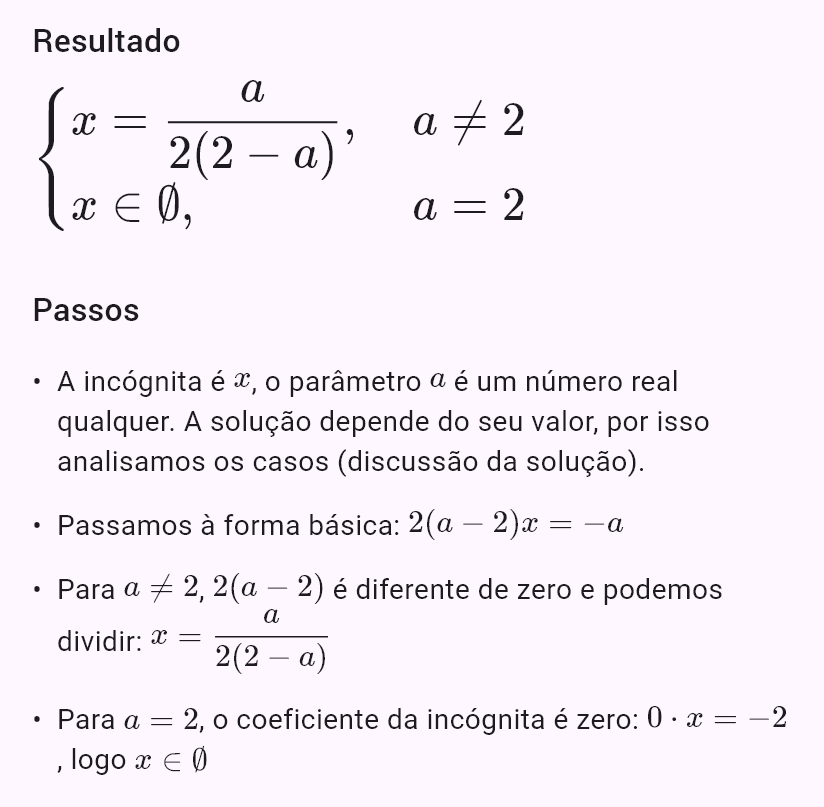 2ax + a = 4x