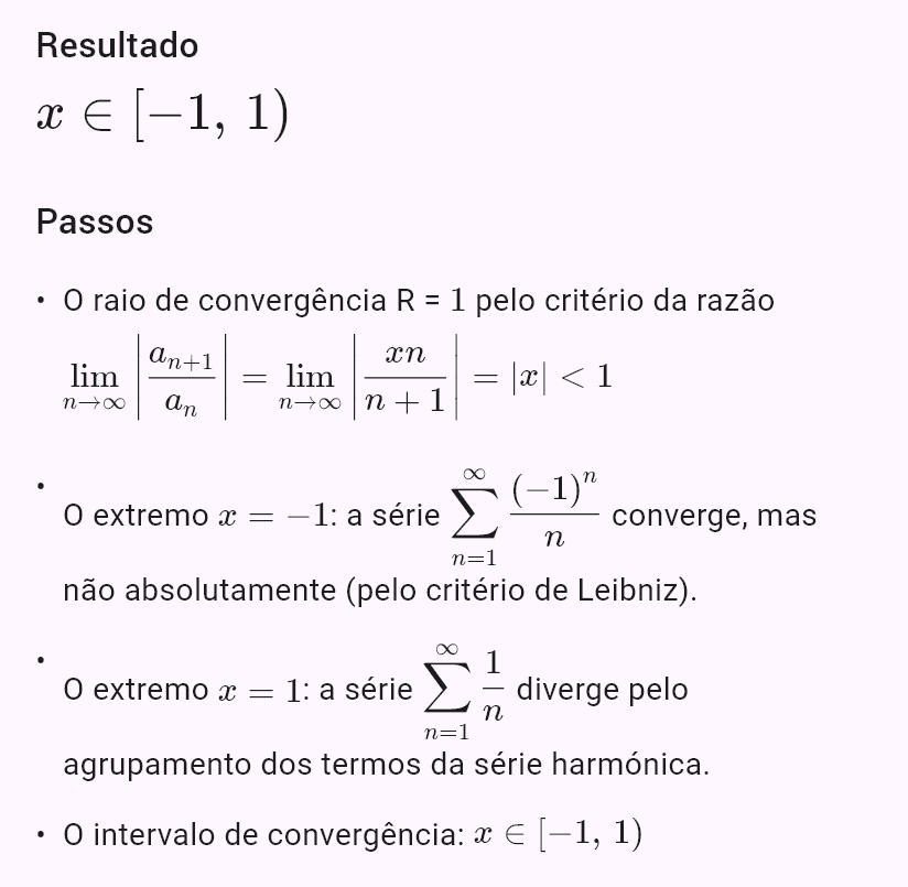 sum(x^n/n)